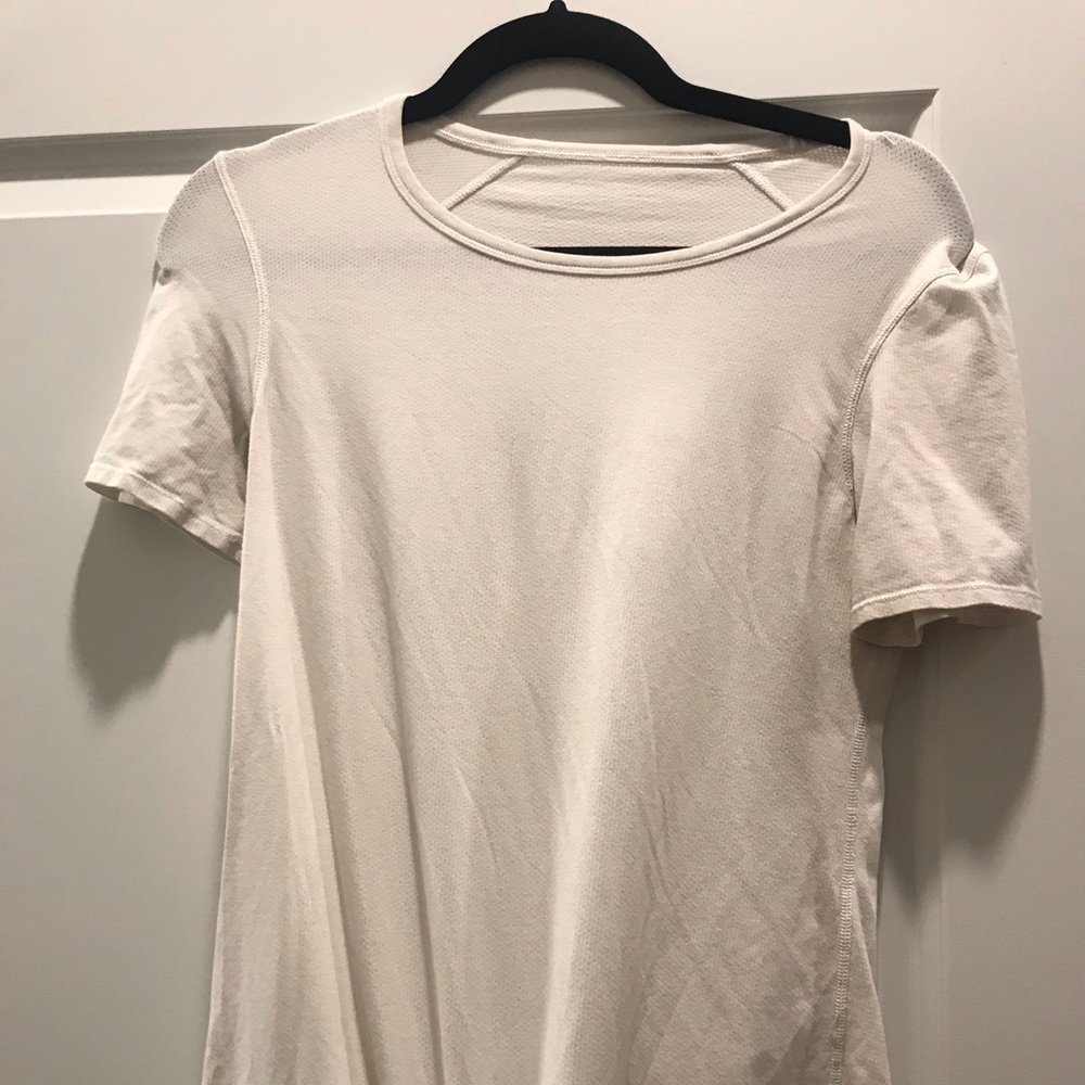 Lululemon White t shirt size 10